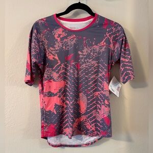 Terry Women's Short Sleeve Tee - Pink and Gray